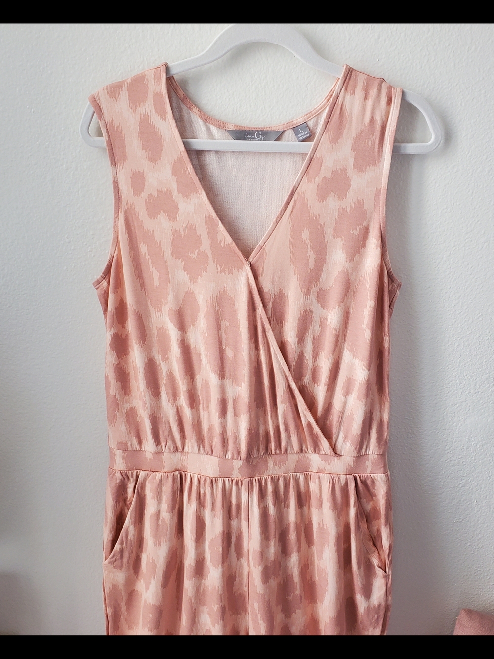 Sleeveless Blush Pink G By Giuliana Jumpsuit